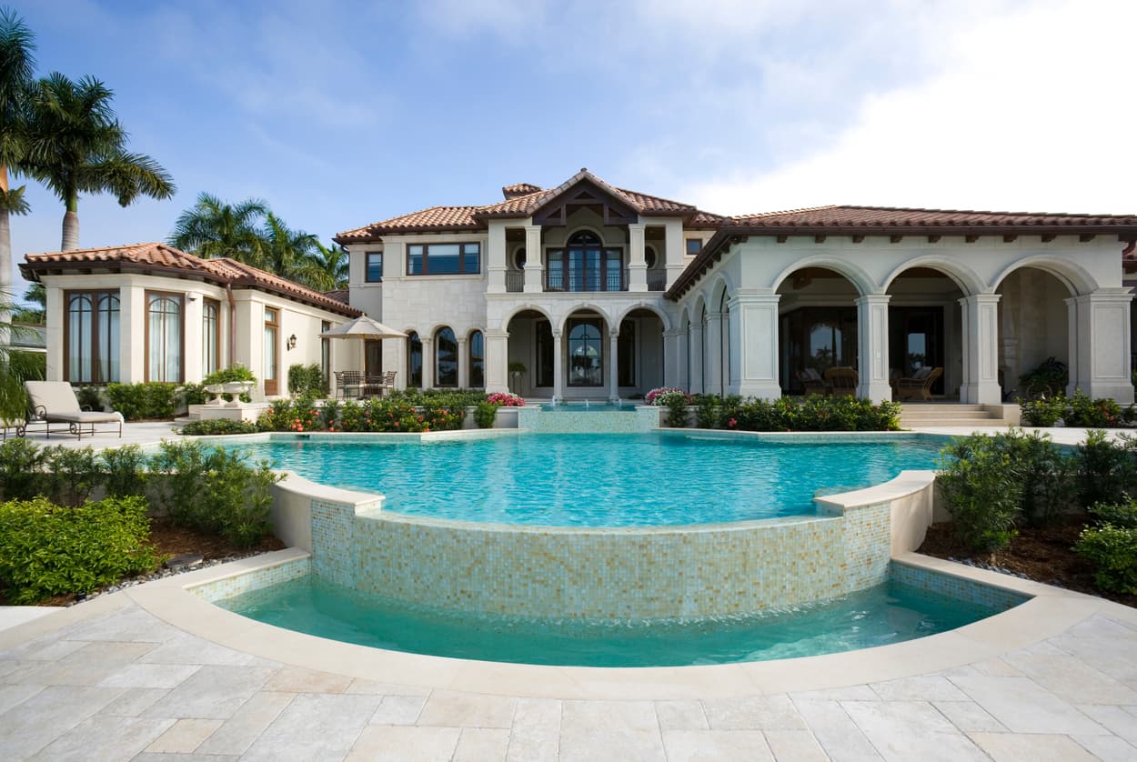 Modern Florida home with impact windows and doors